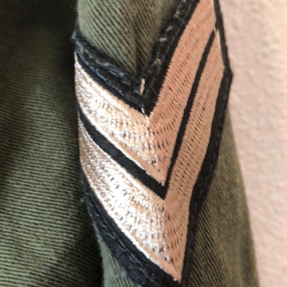 Summer of Love Army jacket sz Medium & Small Petite New! - Picture 7 of 15